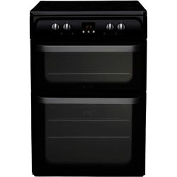 Hotpoint HUI614K Ultima Electric Cooker with Induction Hob in Black